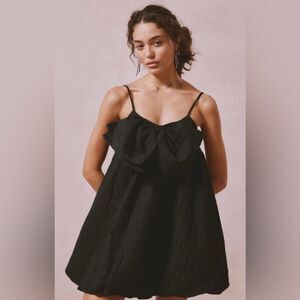 Free People Sister Jane Marie Bow Mini Dress Size XS